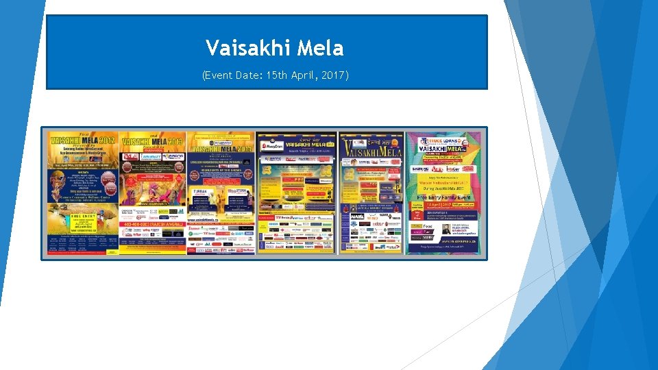Vaisakhi Mela (Event Date: 15 th April, 2017) 