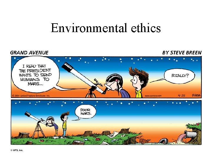 Environmental ethics 