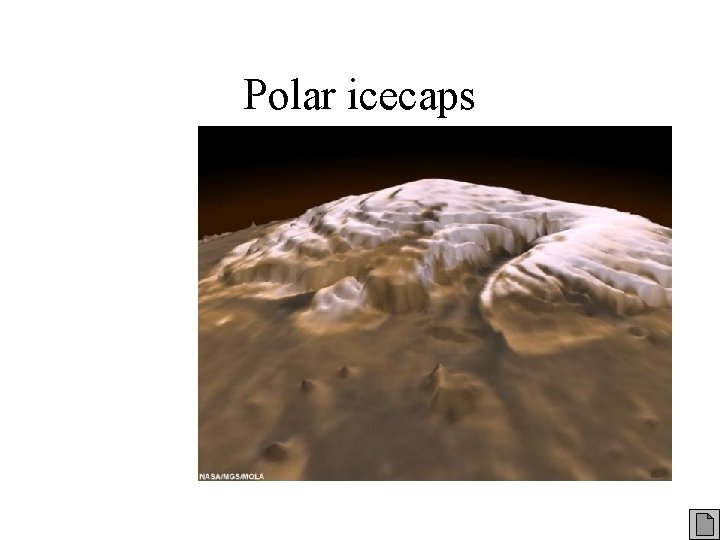 Polar icecaps 