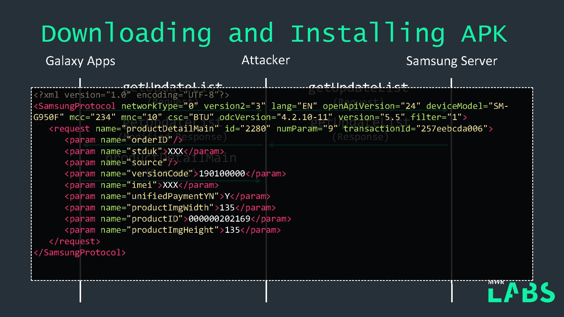 Downloading and Installing APK Galaxy Apps get. Update. List version="1. 0" encoding="UTF-8"? > Attacker