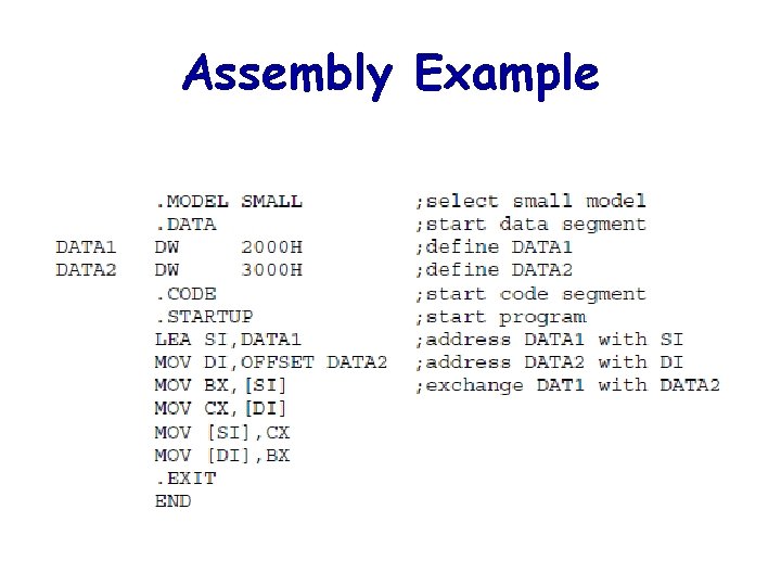 Assembly Example 