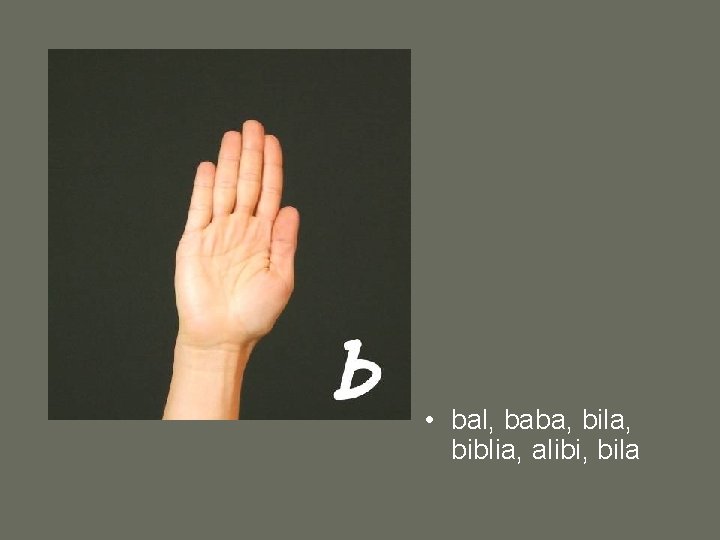  • bal, baba, bila, biblia, alibi, bila 