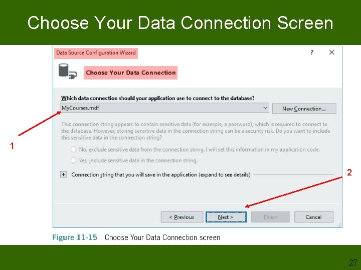 Choose Your Data Connection Screen 1 2 27 Choose Your Data Connection Screen 1 2 27