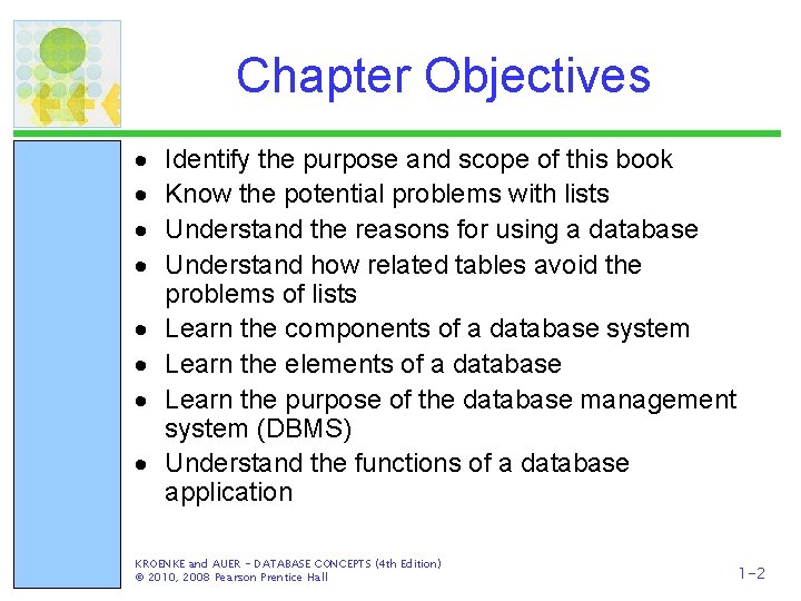 Chapter Objectives Identify the purpose and scope of this book Know the potential problems