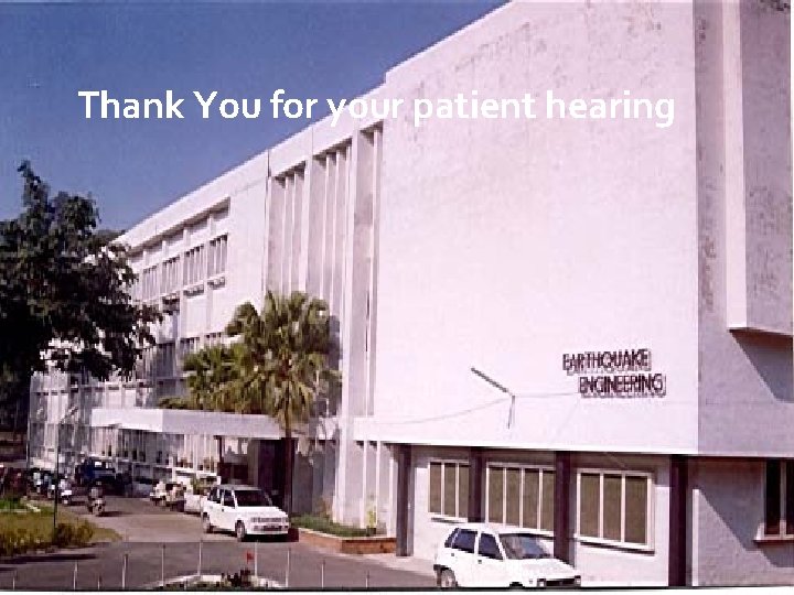 Thank You for your patient hearing 