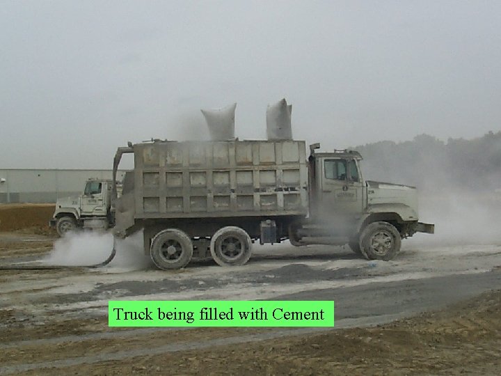 Truck being filled with Cement 