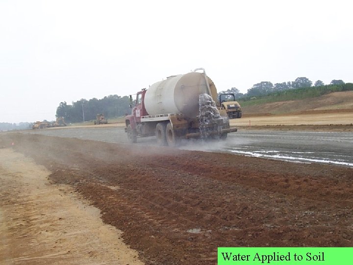 Water Applied to Soil 