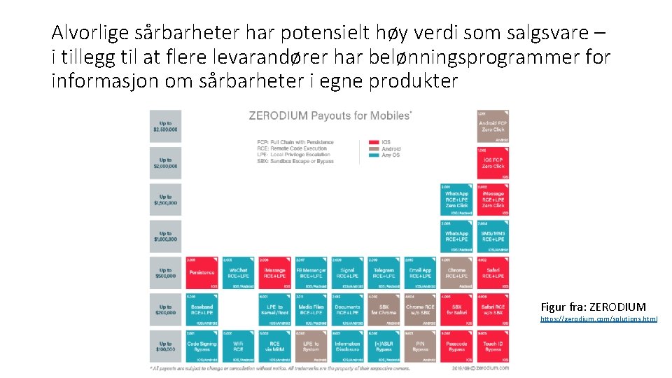 Alvorlige sårbarheter har potensielt høy verdi som salgsvare – i tillegg til at flere