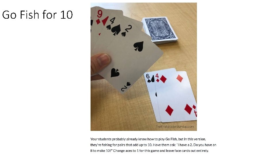 Practical Mathematics Activities Card Games Number Facts Bingo