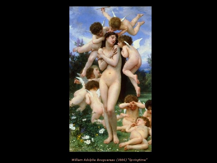 William Adolphe Bouguereau (1886) “Springtime” 