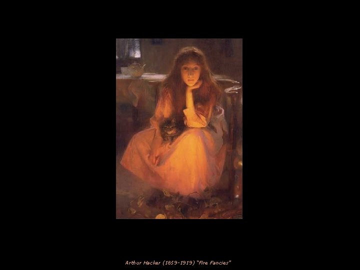 Arthur Hacker (1859 -1919) “Fire Fancies” 