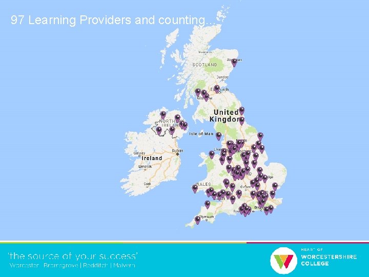 97 Learning Providers and counting… 