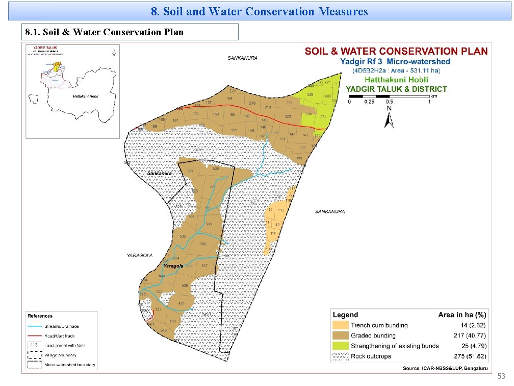 8. Soil and Water Conservation Measures 8. 1. Soil & Water Conservation Plan 53