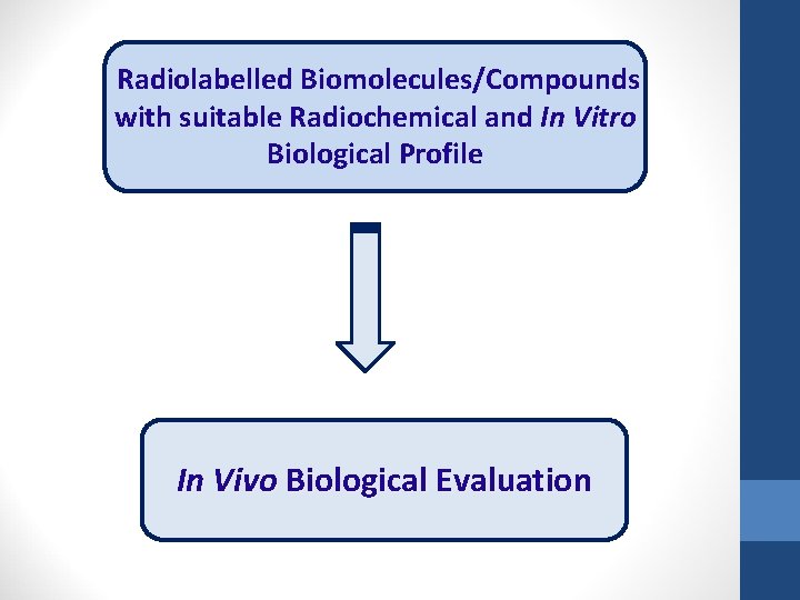 Radiolabelled Biomolecules/Compounds with suitable Radiochemical and In Vitro Biological Profile In Vivo Biological Evaluation