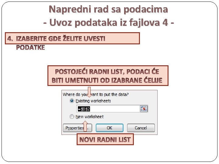 Napredni rad sa podacima - Uvoz podataka iz fajlova 4 - 