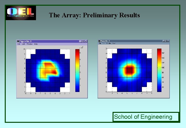 The Array: Preliminary Results School of Engineering The Array: Preliminary Results School of Engineering