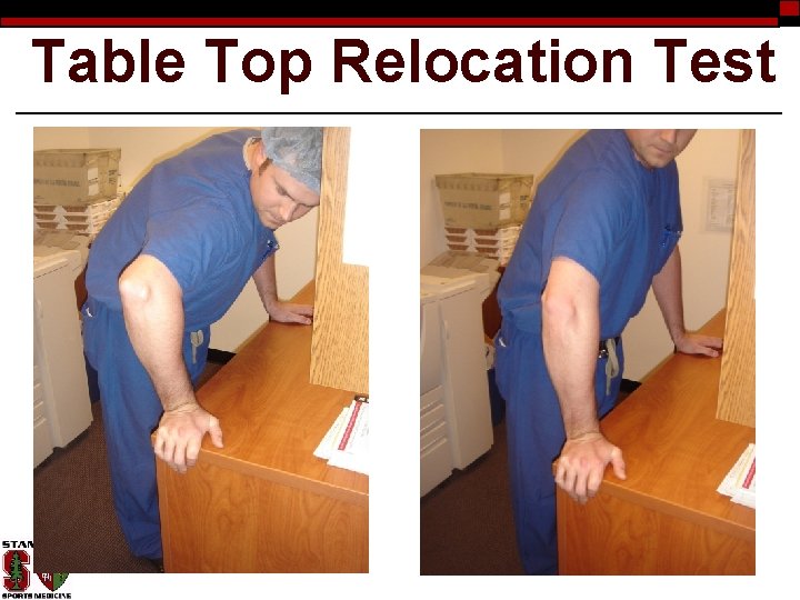 Table Top Relocation Test 