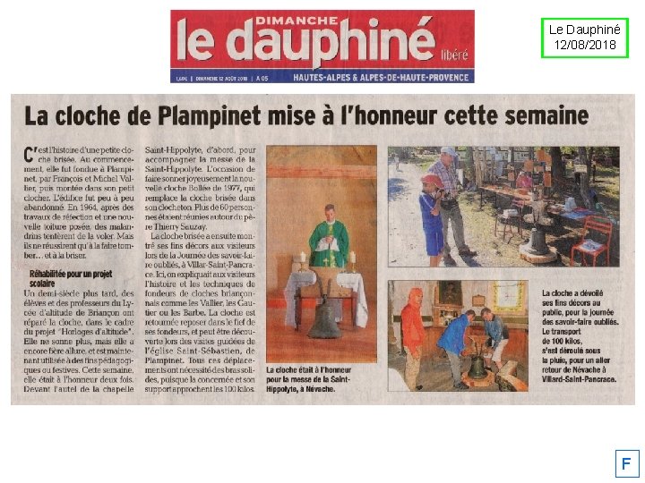 Le Dauphiné 12/08/2018 F 