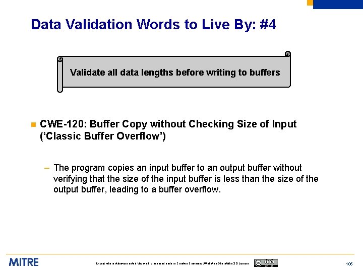 Data Validation Words to Live By: #4 Validate all data lengths before writing to