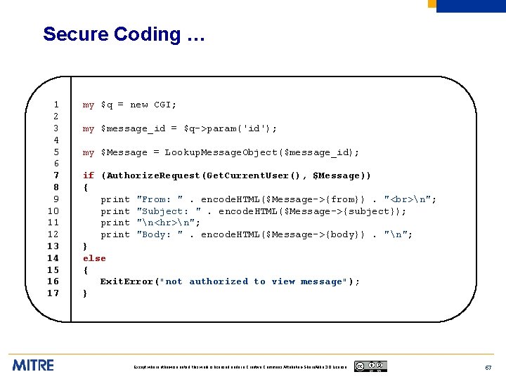 Secure Coding … 1 2 3 4 5 6 7 8 9 10 11