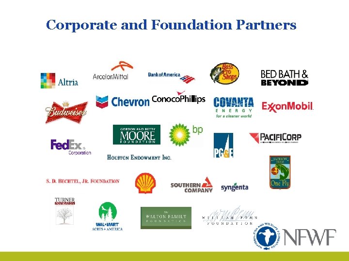 Corporate and Foundation Partners 