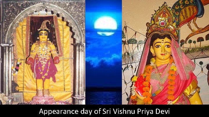 Appearance day of Sri Vishnu Priya Devi 36 