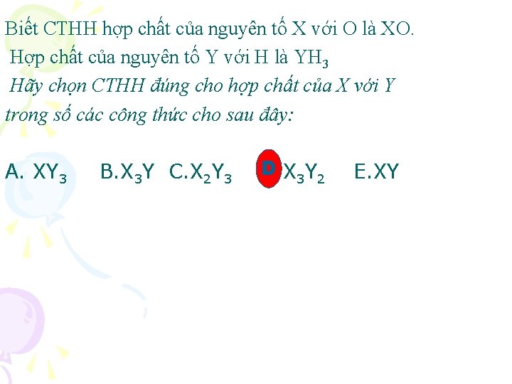 Biết CTHH hợp chất của nguyên tố X với O là XO. Hợp chất