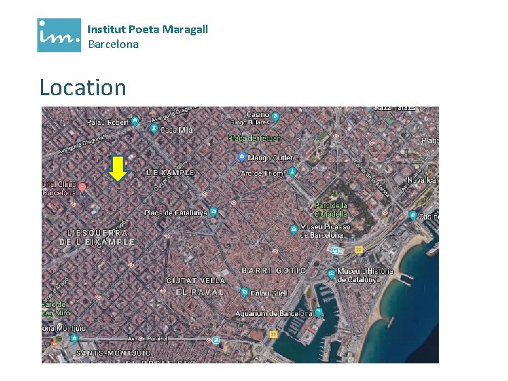 Institut Poeta Maragall Barcelona Location 