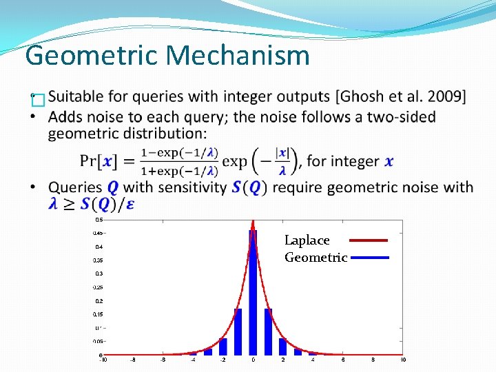 Geometric Mechanism � Laplace Geometric 