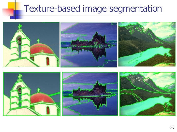 Texture-based image segmentation 25 