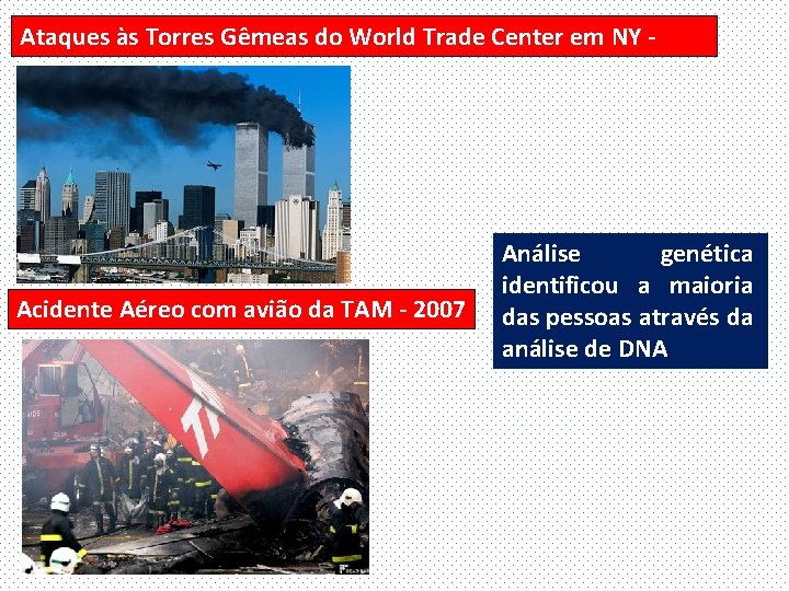 Ataques às Torres Gêmeas do World Trade Center em NY 2001 Acidente Aéreo com