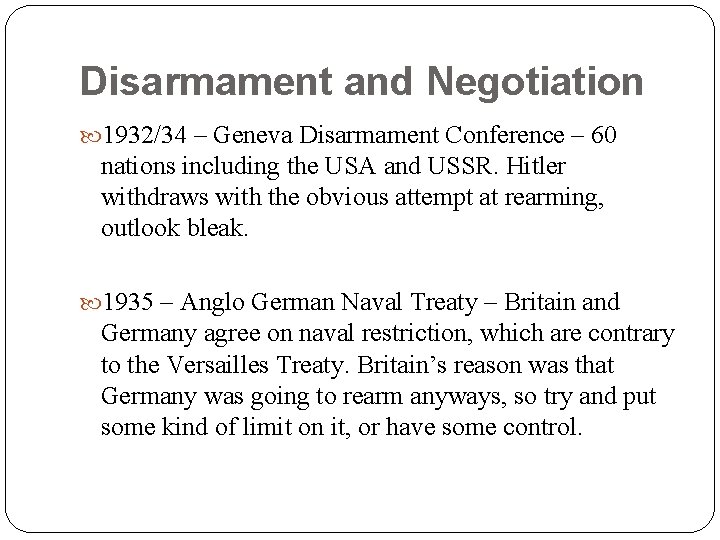 Disarmament and Negotiation 1932/34 – Geneva Disarmament Conference – 60 nations including the USA