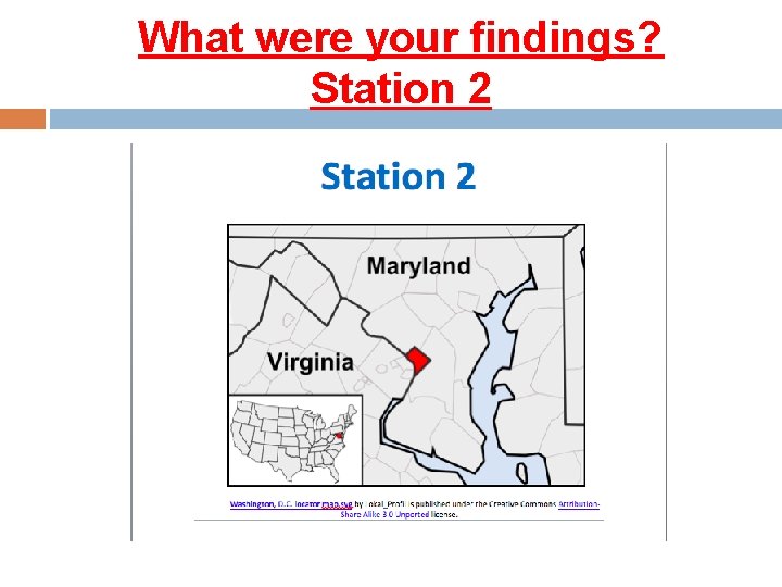 What were your findings? Station 2 