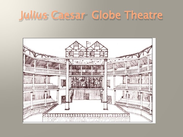 Julius Caesar Globe Theatre 