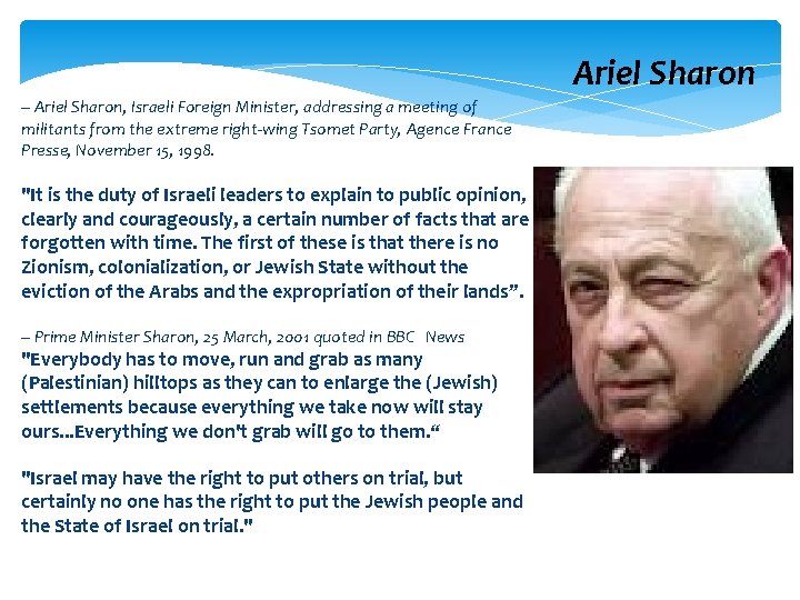  Ariel Sharon -- Ariel Sharon, Israeli Foreign Minister, addressing a meeting of militants