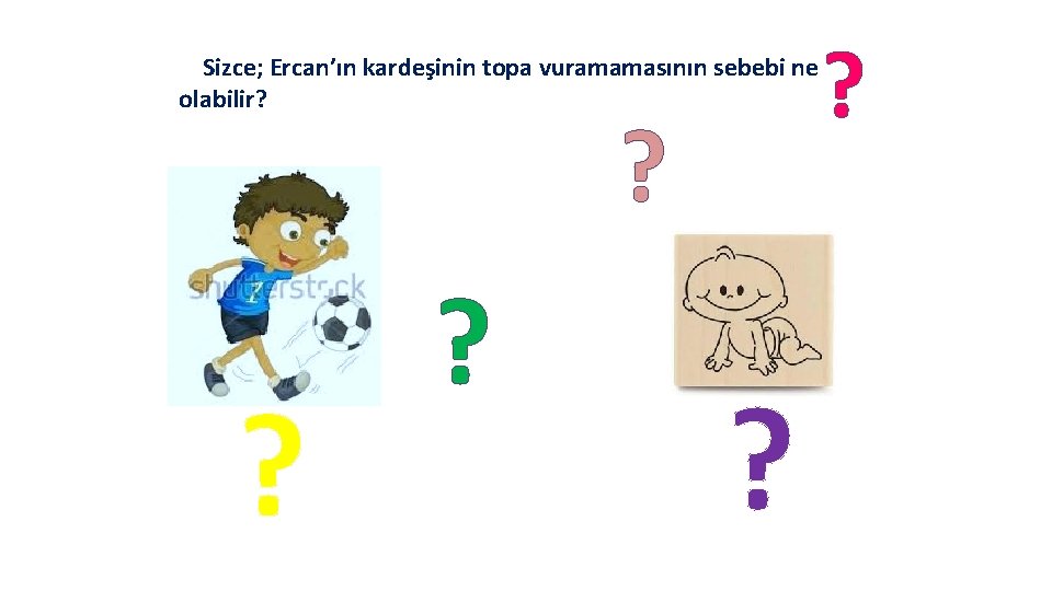 Sizce; Ercan’ın kardeşinin topa vuramamasının sebebi ne olabilir? ? ? ? 