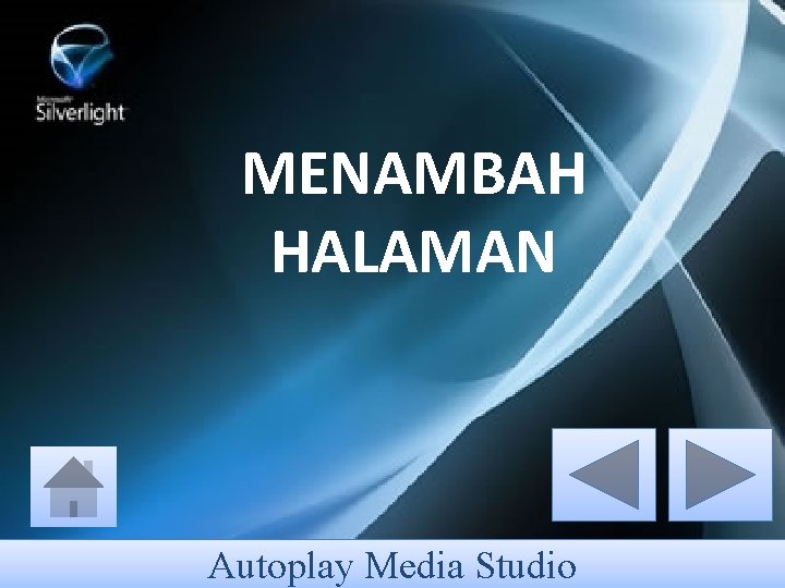 MENAMBAH HALAMAN Autoplay Media Studio 