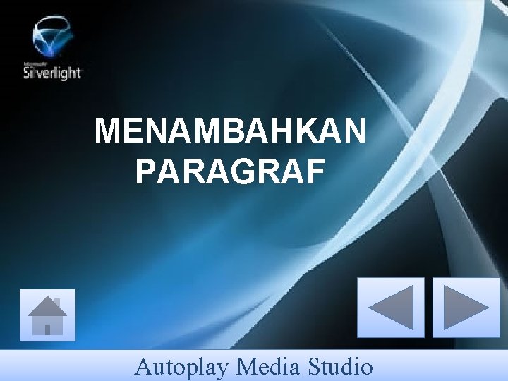 MENAMBAHKAN PARAGRAF Autoplay Media Studio 