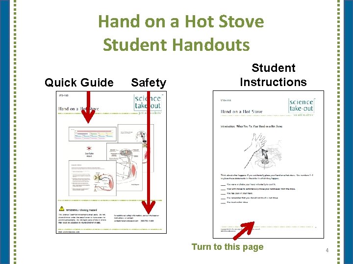 Hand on a Hot Stove A Neurobiology Activity