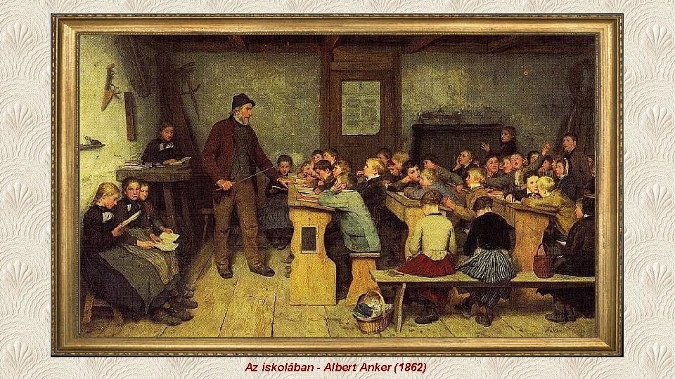 Az iskolában - Albert Anker (1862) 