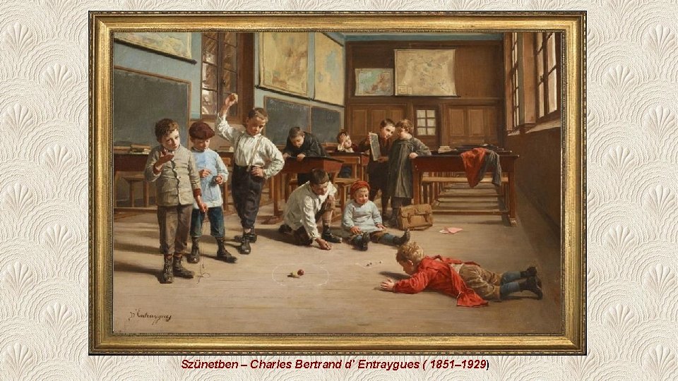 Szünetben – Charles Bertrand d' Entraygues ( 1851– 1929) 