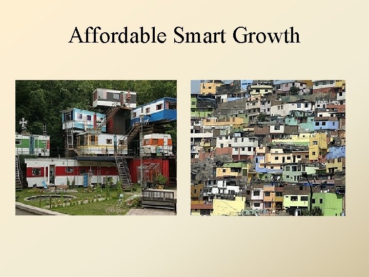Affordable Smart Growth 