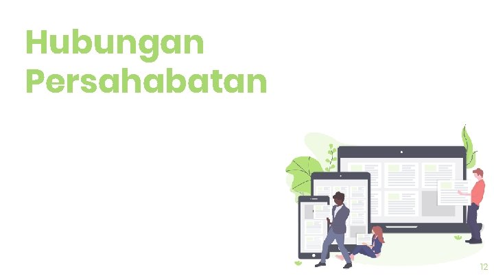 Hubungan Persahabatan 12 