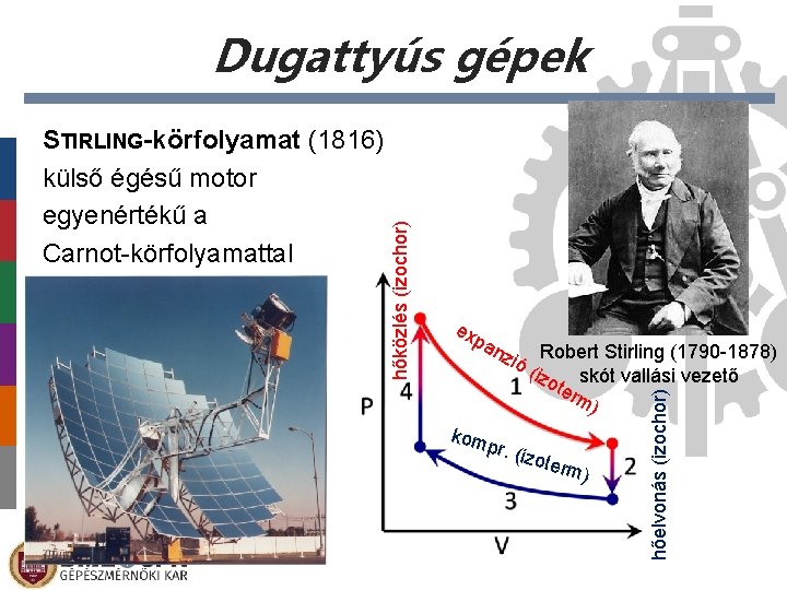 ex pa n zió Robert Stirling (1790 -1878) (iz ote skót vallási vezető rm