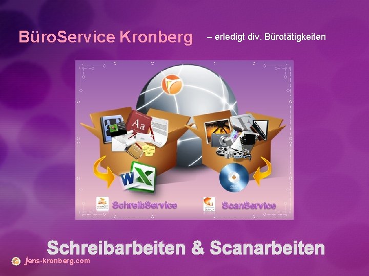 Büro. Service Kronberg – erledigt div. Bürotätigkeiten Schreibarbeiten & Scanarbeiten jens-kronberg. com 