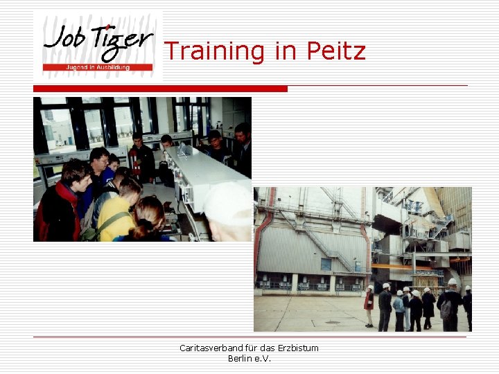 Training in Peitz Caritasverband für das Erzbistum Berlin e. V. 