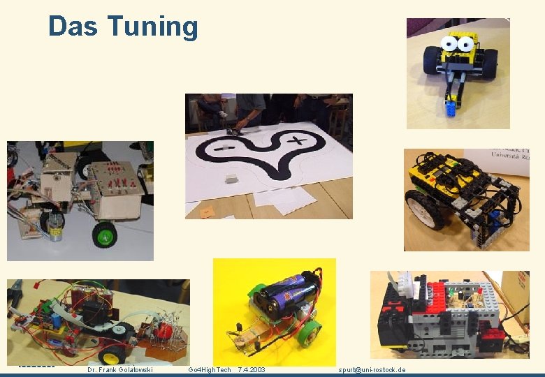 Das Tuning Universität Rostock, FB Elektrotechnik und Informationstechnik Institut für Angewandte Mikroelektronik und Datentechnik