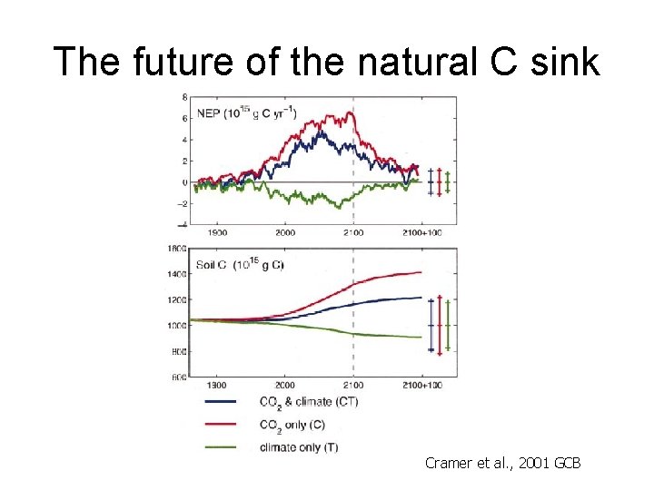 The future of the natural C sink Cramer et al. , 2001 GCB 