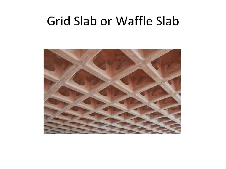 Grid Slab or Waffle Slab 