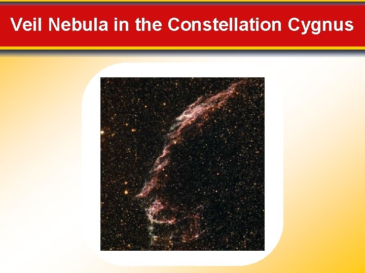 Veil Nebula in the Constellation Cygnus 